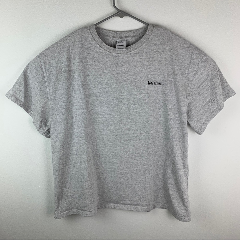 Iets Frans Shirt Short Sleeve Shirt Gray Men’s Medium